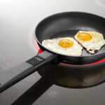 Digital Temperature Display Fry Pan