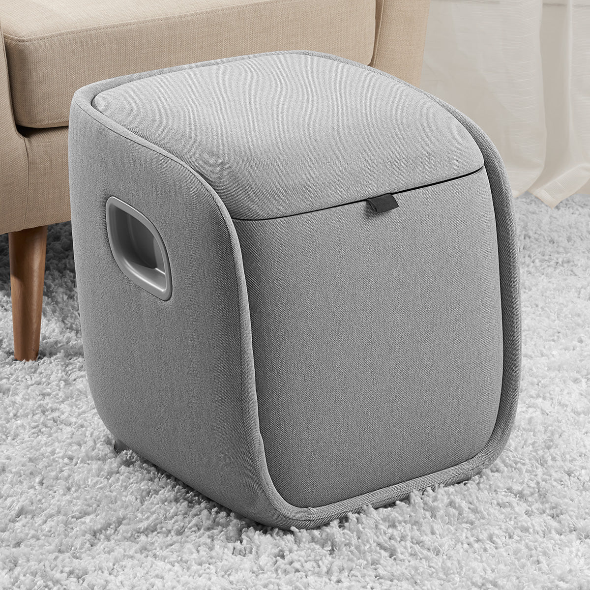 209818-z2.jpg Foot and Calf Massaging Ottoman - Image 1