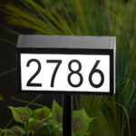 Solar Powered Address Sign