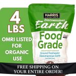 Harris Food Grade Diatomaceous Earth Powder - OMRI Listed for Organic Use, 4lb Bag